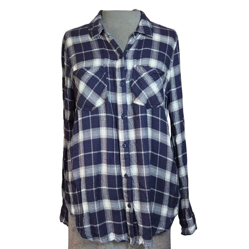 Lucky Brand Plaid Flannel Size Medium